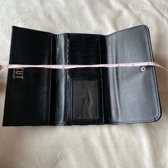 Kut from the Kloth Black and White Striped Wallet - Picture 7 of 10
